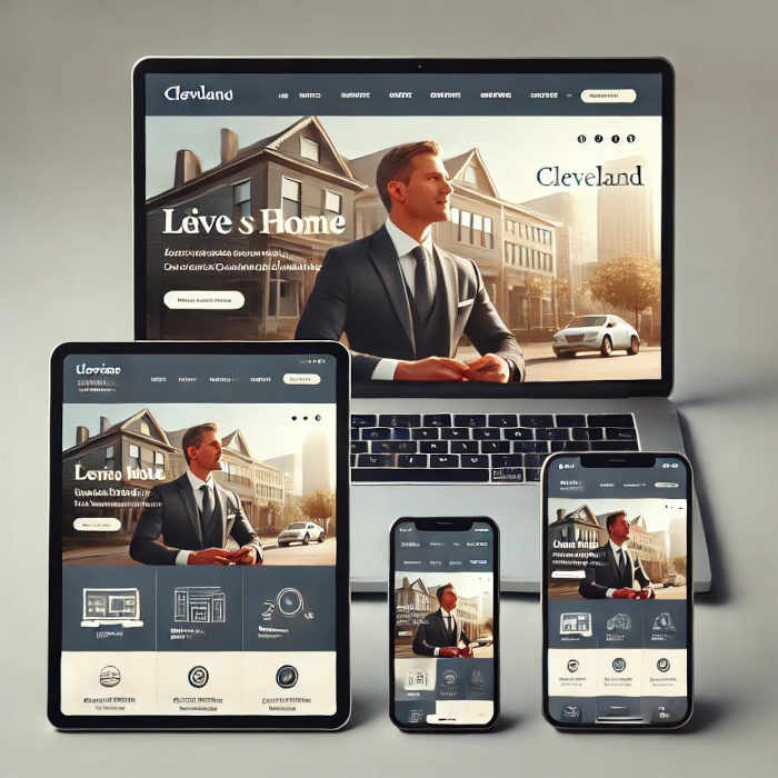 Professional web design concept for Cleveland, Ohio businesses