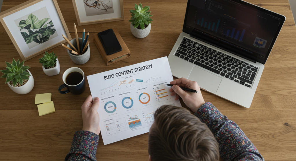 Keyword-driven blog content with internal linking and optimized structure to boost search visibility and support small business SEO campaigns