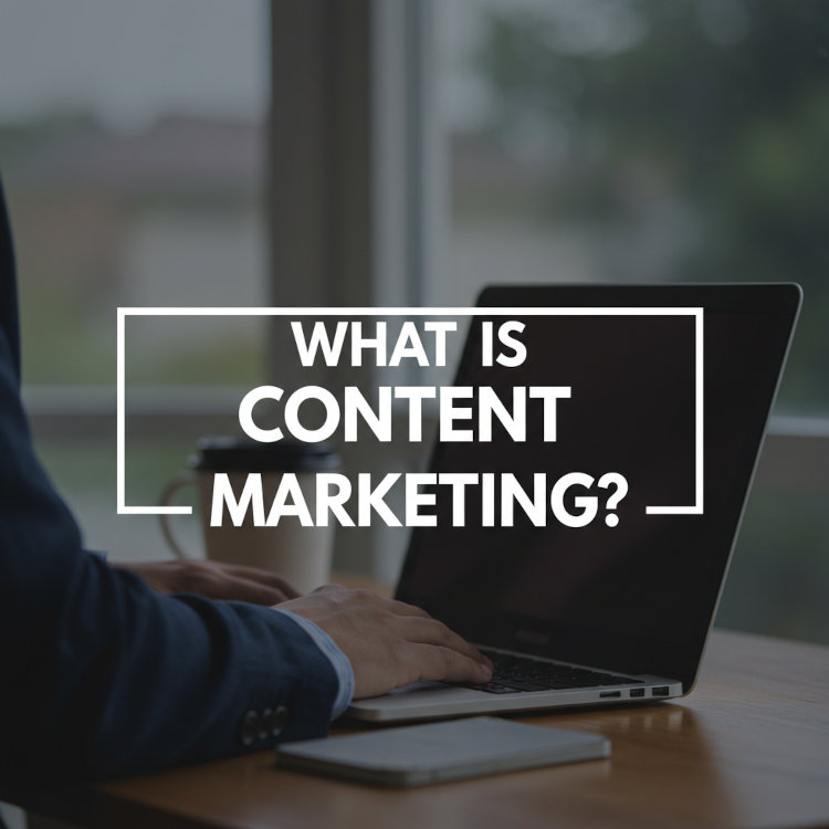 The image captures the strategy behind creating online material that answers real questions and solves everyday problems. By consistently delivering useful insights, businesses establish authority, nurture relationships, and position themselves as the clear choice when audiences are ready to take action.